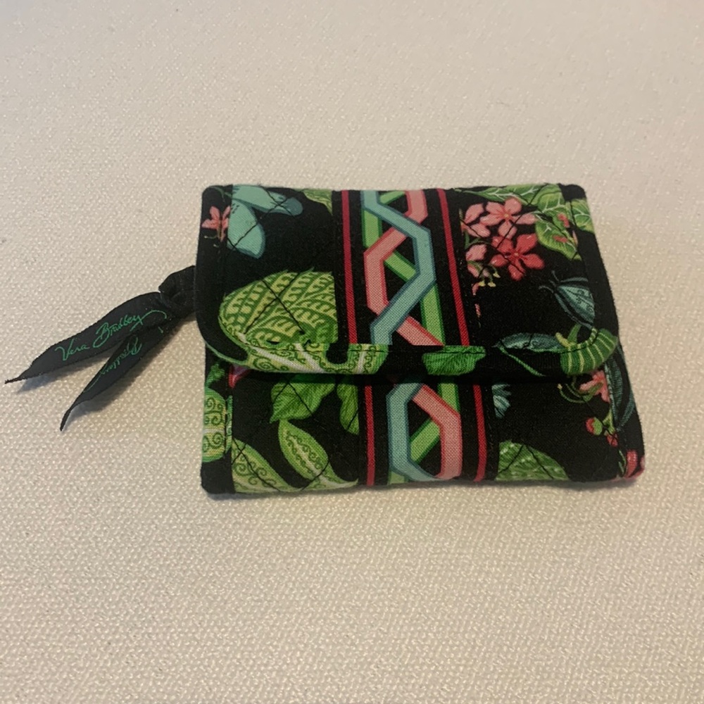 Vera Bradley tri-fold wallet